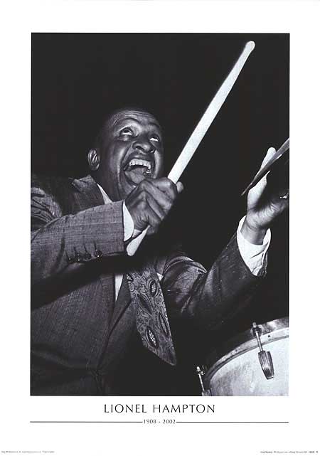 Lionel Hampton acoustic drum kit with cymbals and stands for studio and stage use