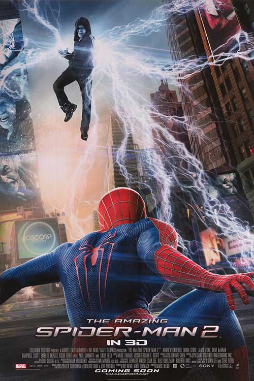 Front view of Spider-Man action figure in dynamic pose, perfect for display or play