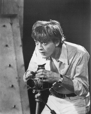 David Hemmings film poster showcasing a classic movie scene.