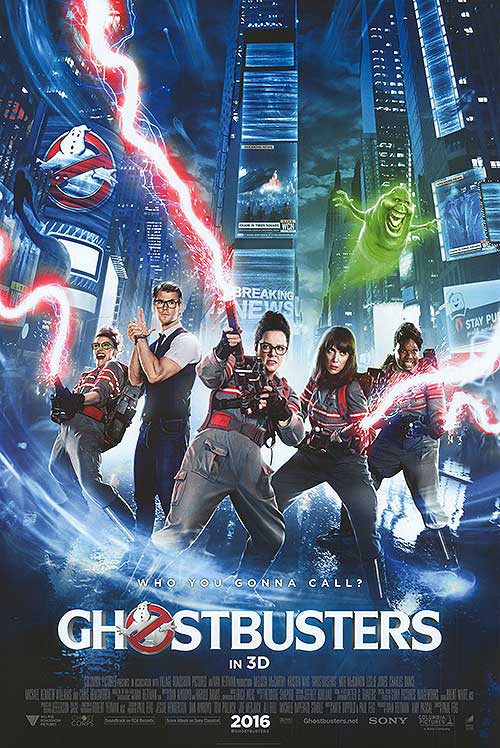 Front view of Ghostbusters action figures in collectible packaging