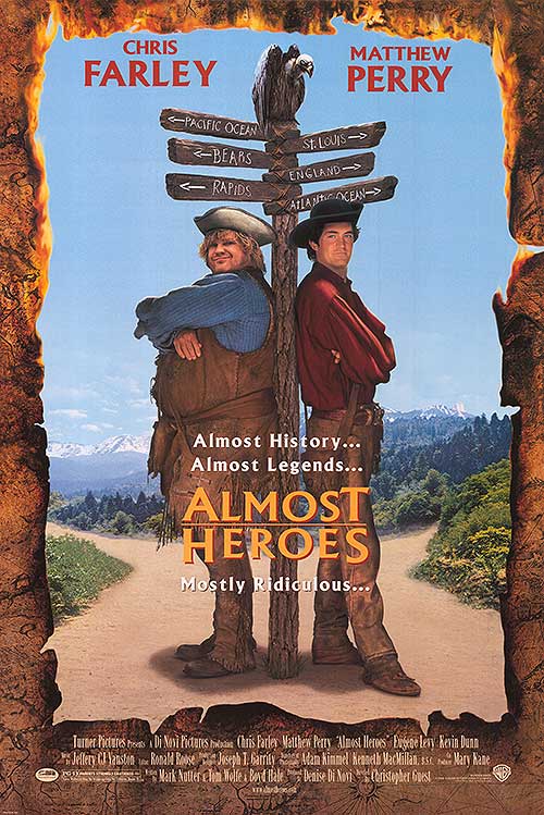 Almost Heroes gaming poster showcasing vibrant artwork.