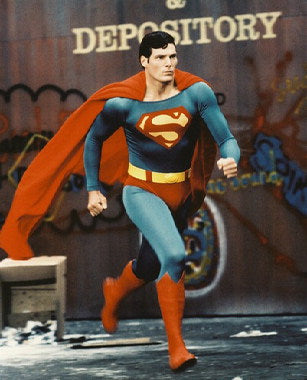 Detailed Superman action figure with vibrant costume for collectors