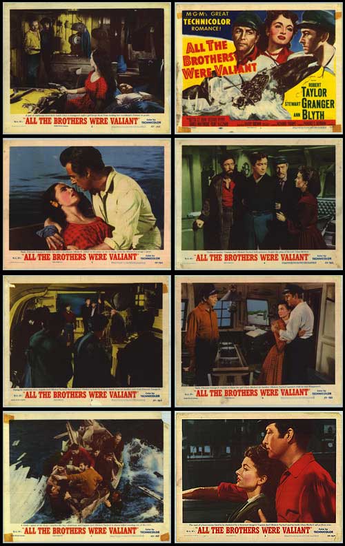 Front view of All The Brothers Were Valiant book collection, showing vibrant cover designs.