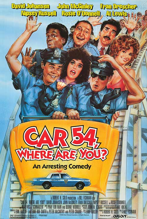 Classic DVD cover of Car 54 Where Are You? featuring retro cartoon characters
