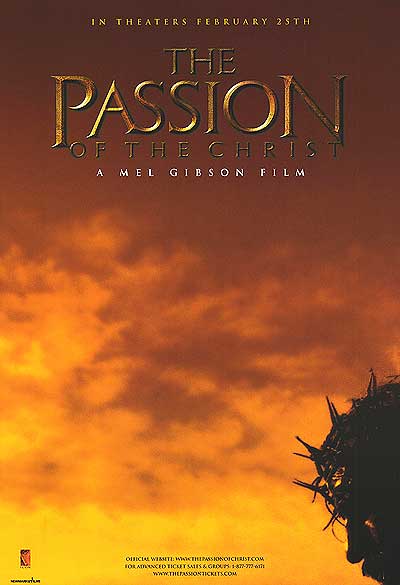Cover of The Passion of the Christ Blu-ray, showcasing the dramatic artwork and title.