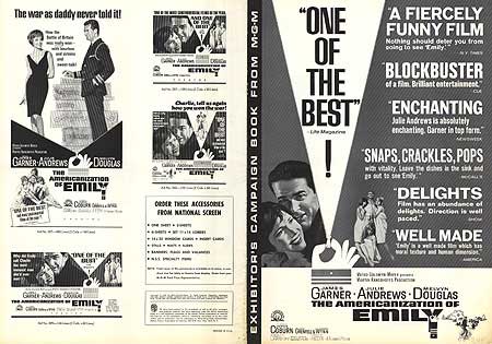 Cover image of Americanization of Emily novel showing cultural themes