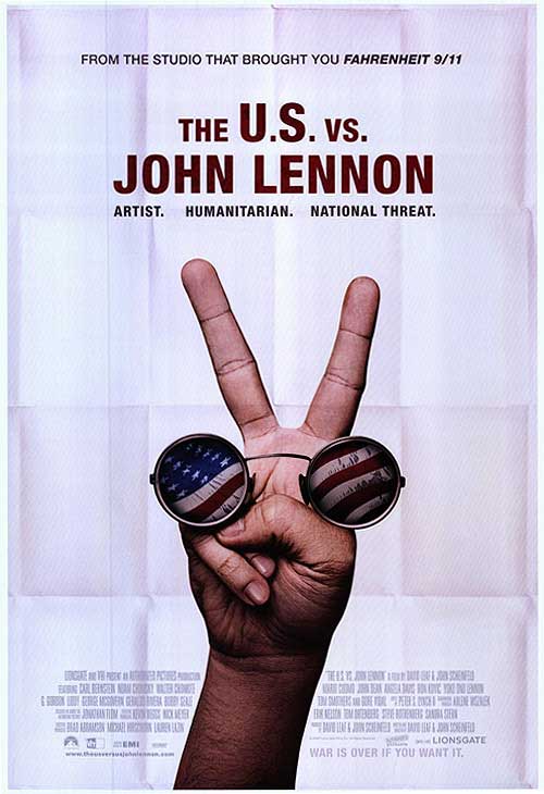 John Lennon poster featuring a vibrant design capturing his essence.
