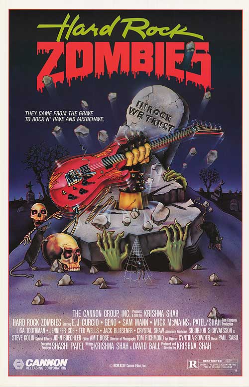 Hard Rock Zombies t-shirt featuring zombie artwork, ideal for music fans and collectors