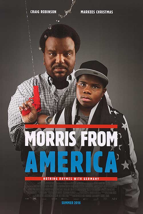 Cover of Morris from America album featuring vibrant artwork
