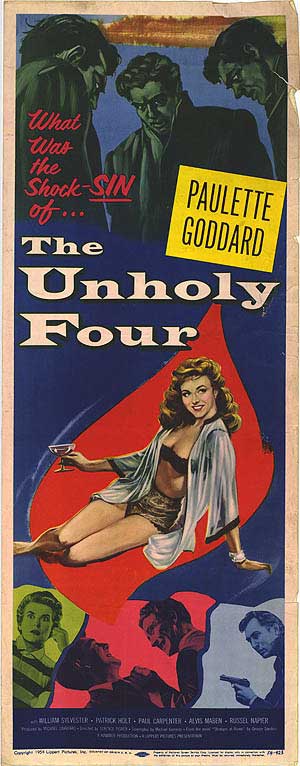 Gameplay screenshot of Unholy Four showcasing dark environments and eerie characters.