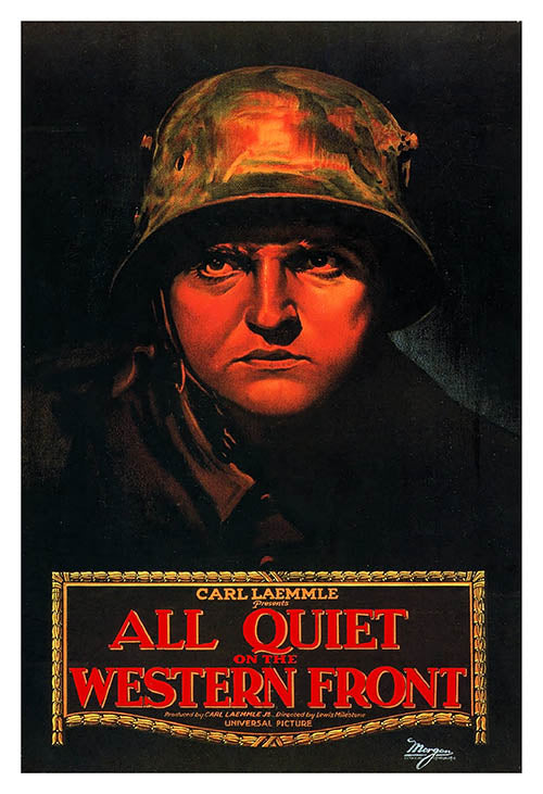 Cover of All Quiet On the Western Front, a classic war novel set during World War I