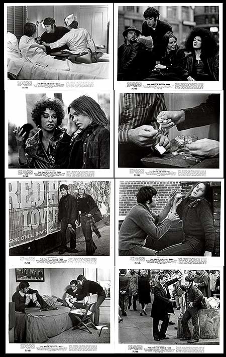 Close-up view of the Panic in Needle Park art print showcasing intricate details.