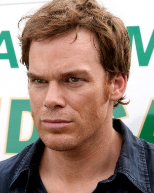 Close-up of Michael C. Hall signed photo for Dexter fans
