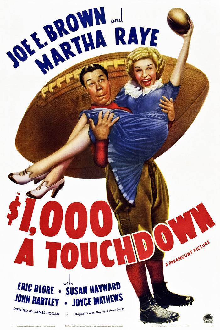 Touchdown Triumph giclee art print showcasing vibrant colors and intricate details.