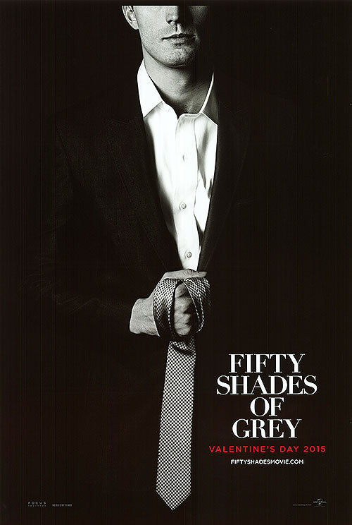 Cover of Fifty Shades of Grey showcasing the themes of romance and desire.
