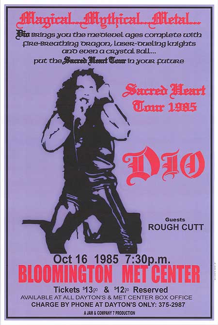 Ronnie James Dio collectible vinyl record showcasing iconic artwork.