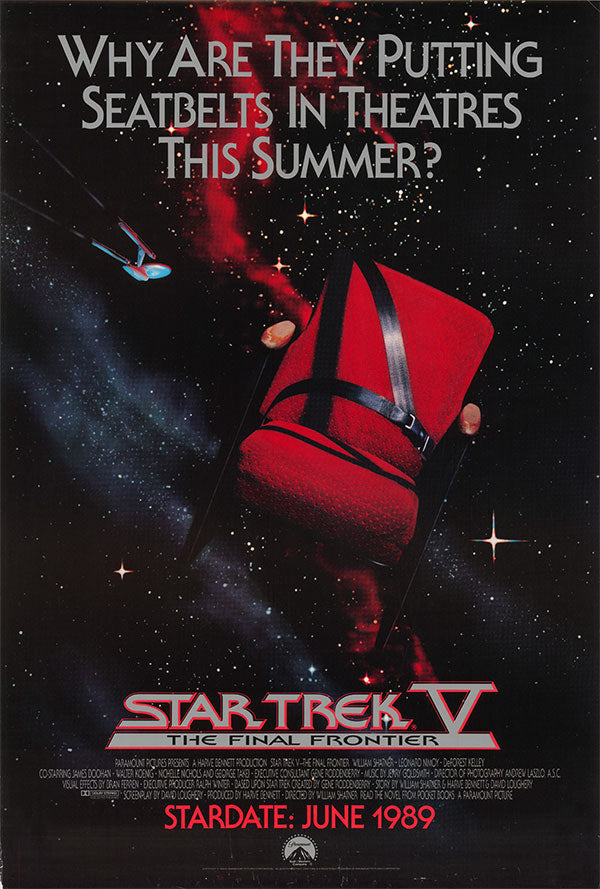 Star Trek V movie collectibles showcasing stunning artwork and design.