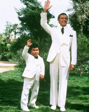 Front view of Fantasy Island Legacy Collection box set featuring Ricardo Montalban and Herve Villechaize