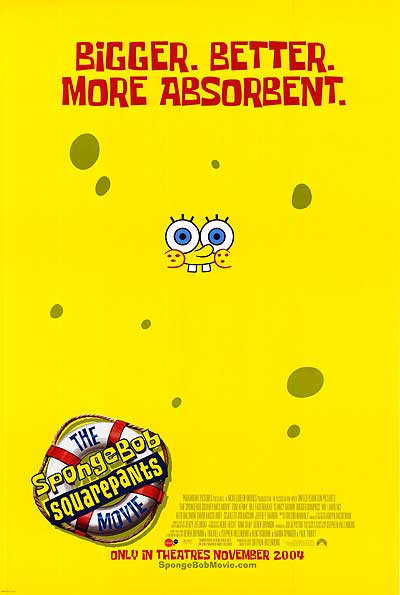 SpongeBob SquarePants movie cover featuring SpongeBob and Patrick in a fun underwater scene.