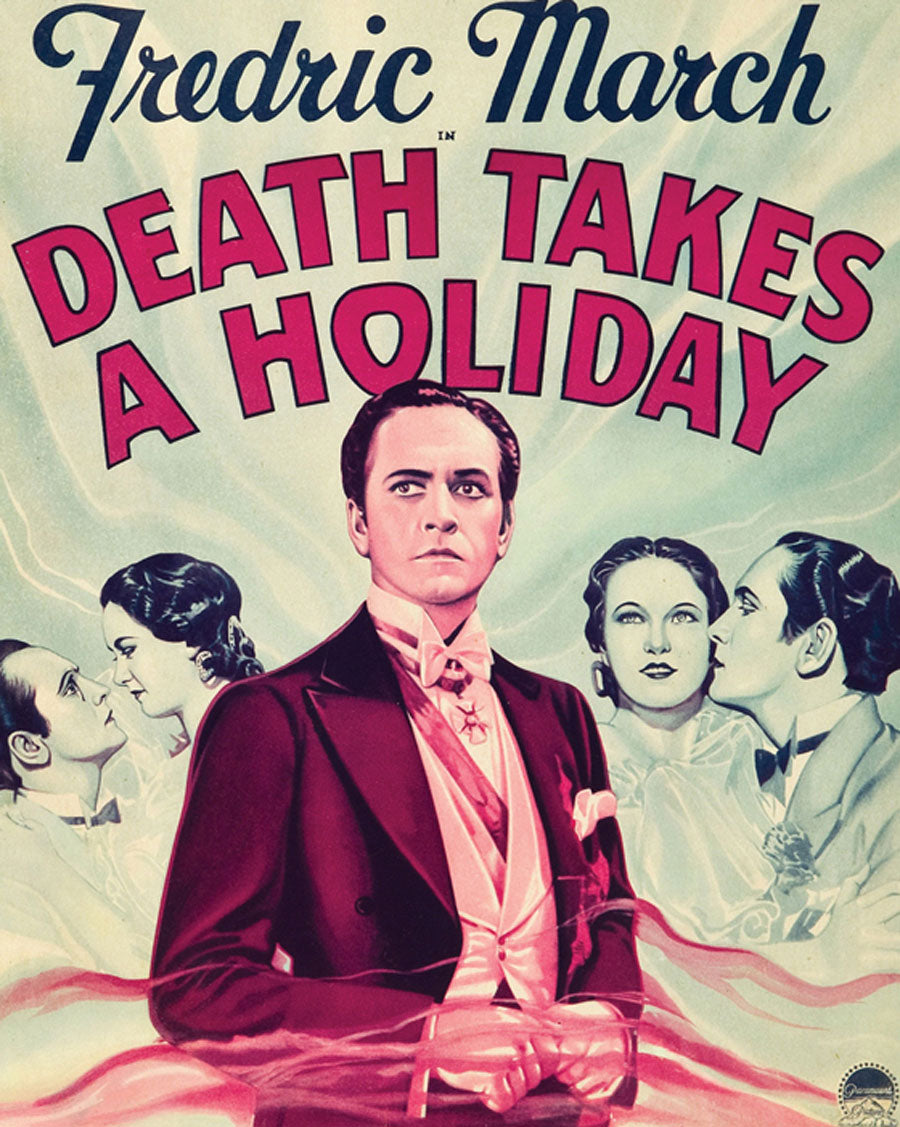 Death Takes a Holiday art print showcasing elegant detailing.