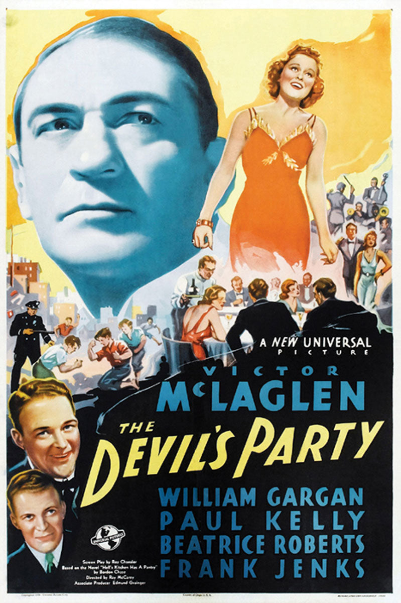 Devil's Party Giclee print showcasing vibrant colors and intricate details for home decor.