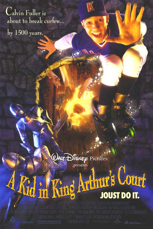 Illustration of King Arthur and knights in a medieval setting for children's adventure stories