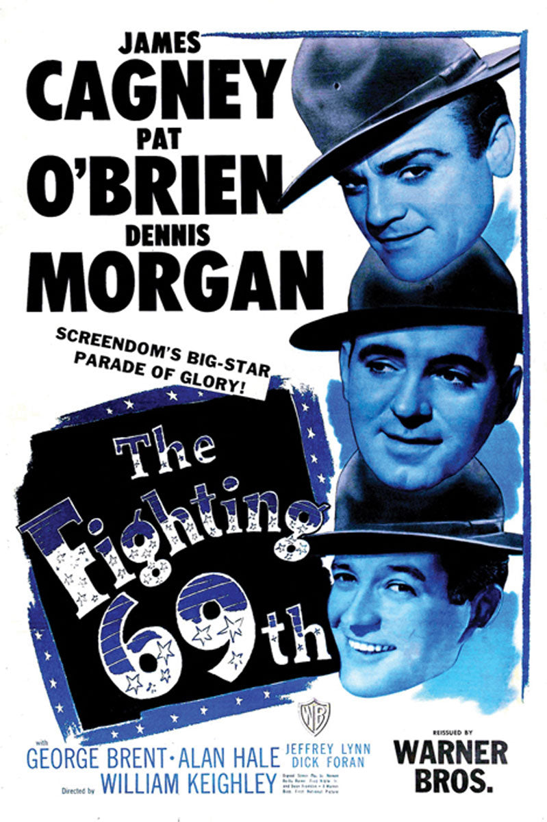 Fighting 69th Giclee Art Print displayed in a modern living room setting.