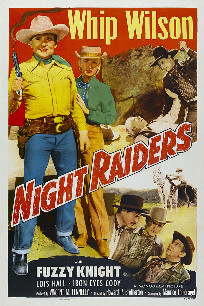 Close-up view of the vibrant Night Raiders giclee print on canvas