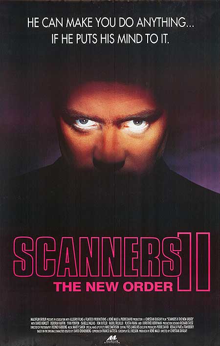 Front cover of Scanners II The New Order graphic novel with vibrant artwork