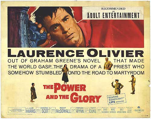 Cover of Power and the Glory by Graham Greene showcasing its profound themes.
