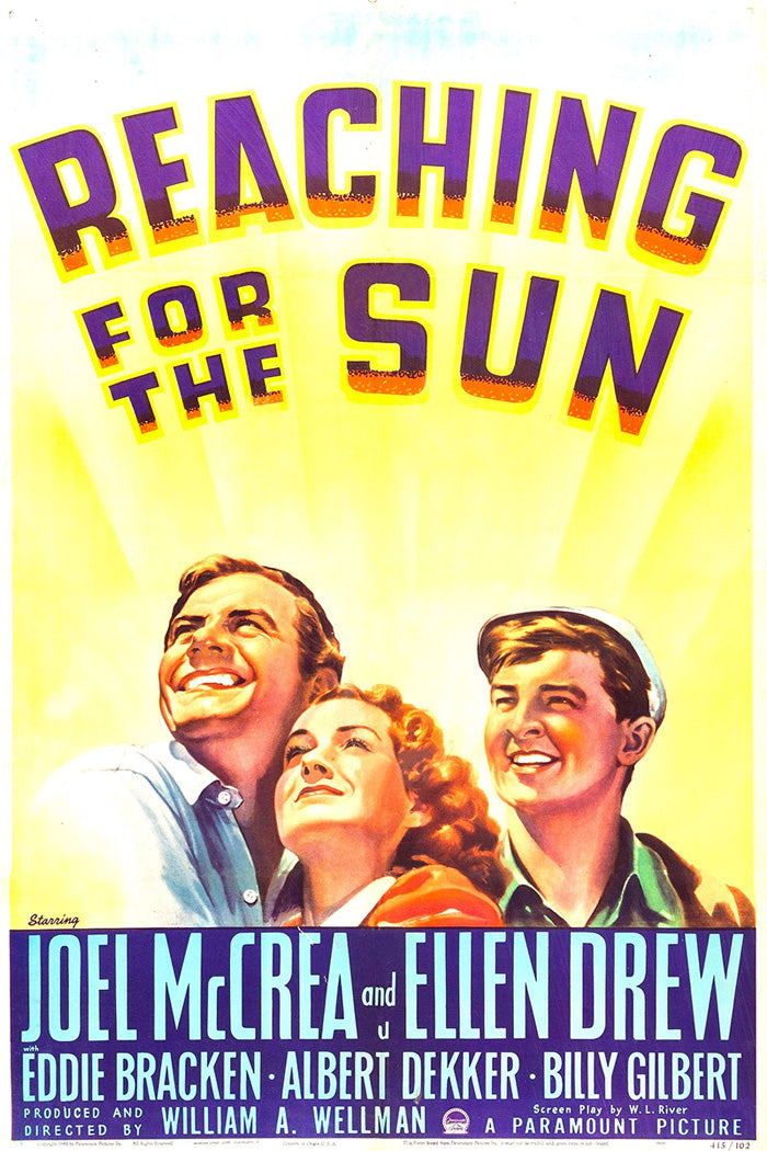 Close-up of 'Reaching For The Sun' giclee print showing vibrant colors and detailed artwork for home decoration