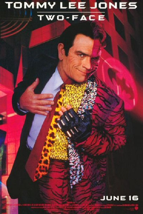 Batman Forever Two Face collectible figure showcasing detailed craftsmanship from multiple angles.
