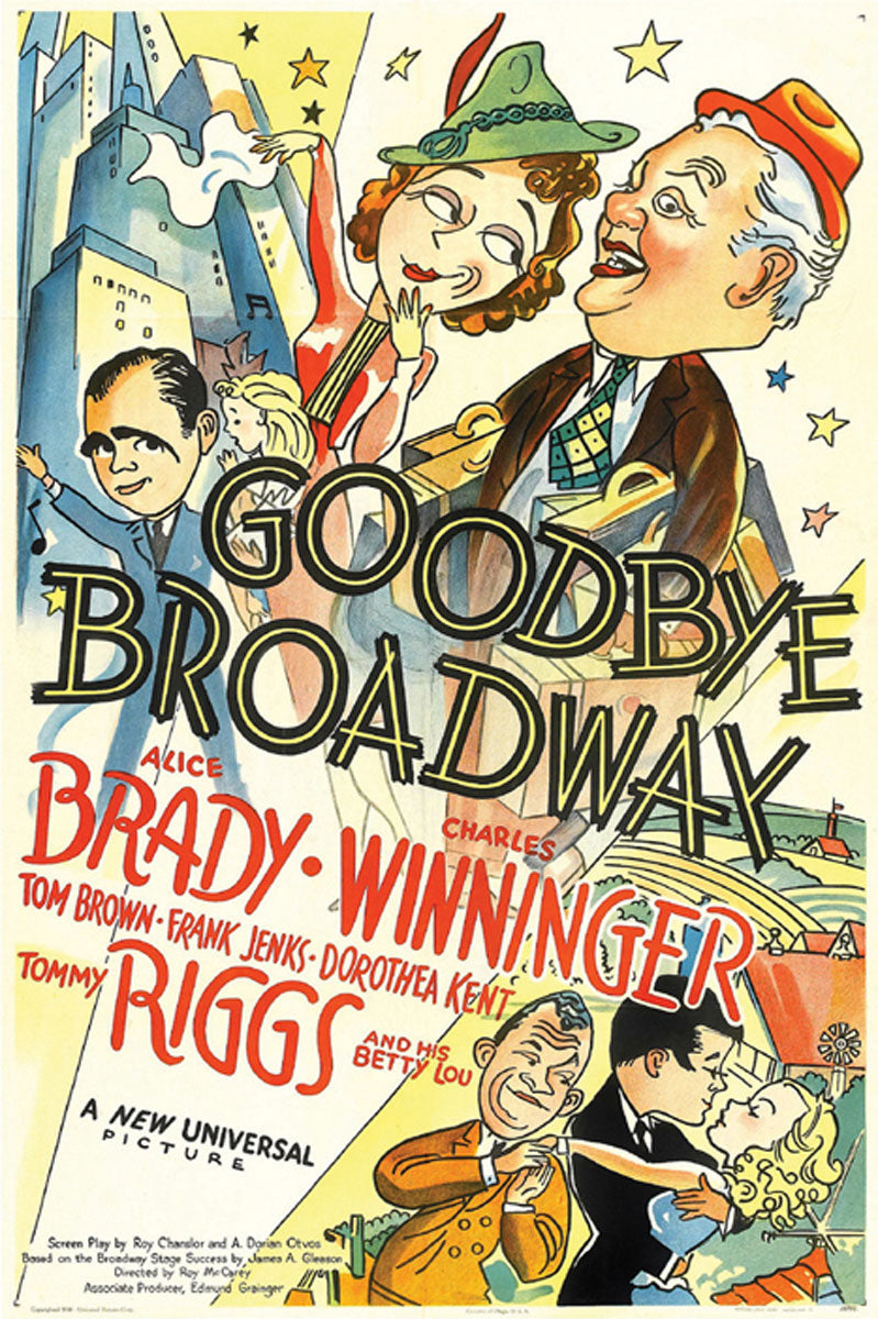 Close-up of 'Goodbye Broadway' giclee print highlighting vivid colors and fine details