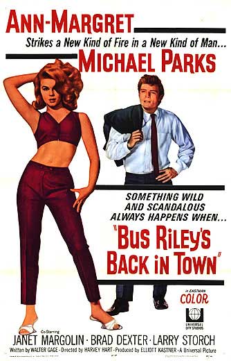 Bus Riley's Back in Town show T-shirt on display