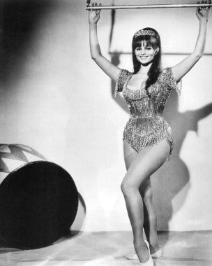 Circus World vintage memorabilia showcasing Claudia Cardinale autograph