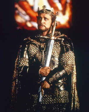 Cover art of Camelot by Richard Harris showcasing medieval castle and knights