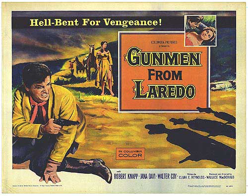 Cover of Gunmen of Laredo showing a dramatic western landscape.