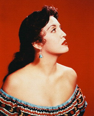 Katy Jurado acting in a classic Hollywood film scene