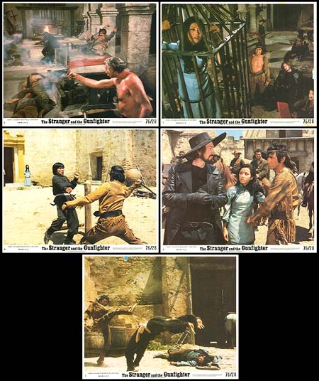 Stranger and the Gunfighter DVD cover featuring the main characters in action.