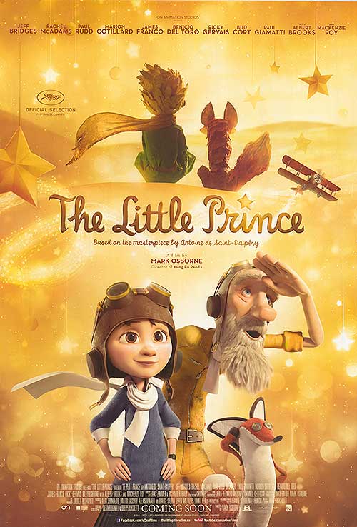 Cover of The Little Prince book with colorful illustration