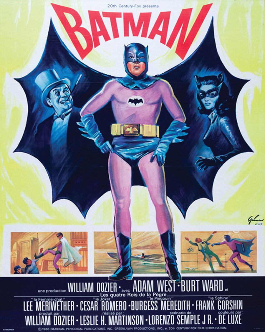 Batman giclee art print showcasing vibrant colors and intricate details.