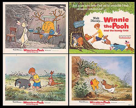 Winnie the Pooh and the Honey Tree storybook cover with Pooh and friends