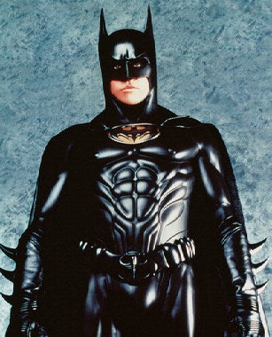 Batman Forever DVD cover with Val Kilmer, featuring iconic superhero imagery
