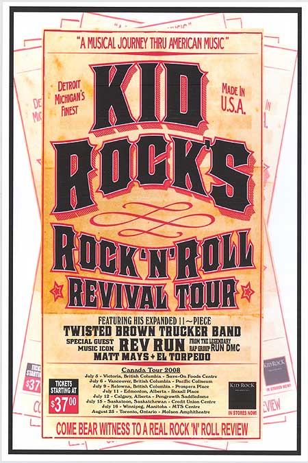 Vibrant crowd at a Kid Rock concert, showcasing fans wearing the best Kid Rock tour t-shirts 2024.
