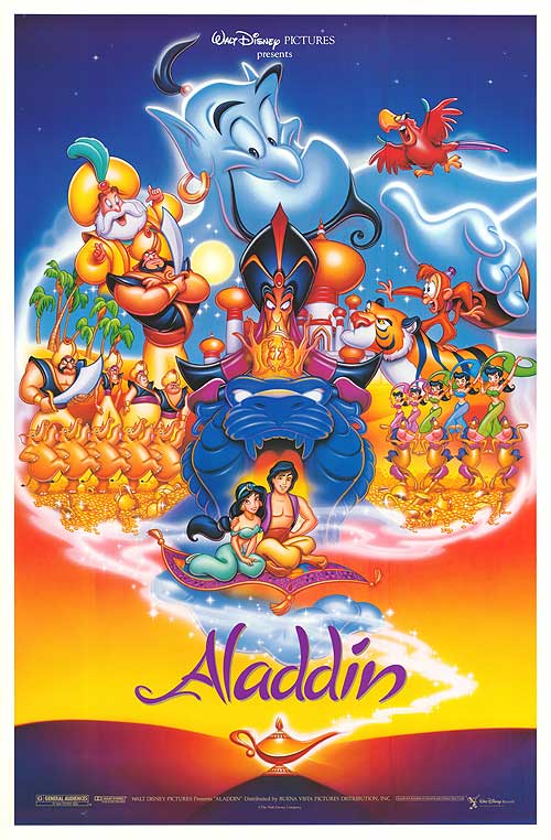 Aladdin food storage containers with labels on a kitchen counter