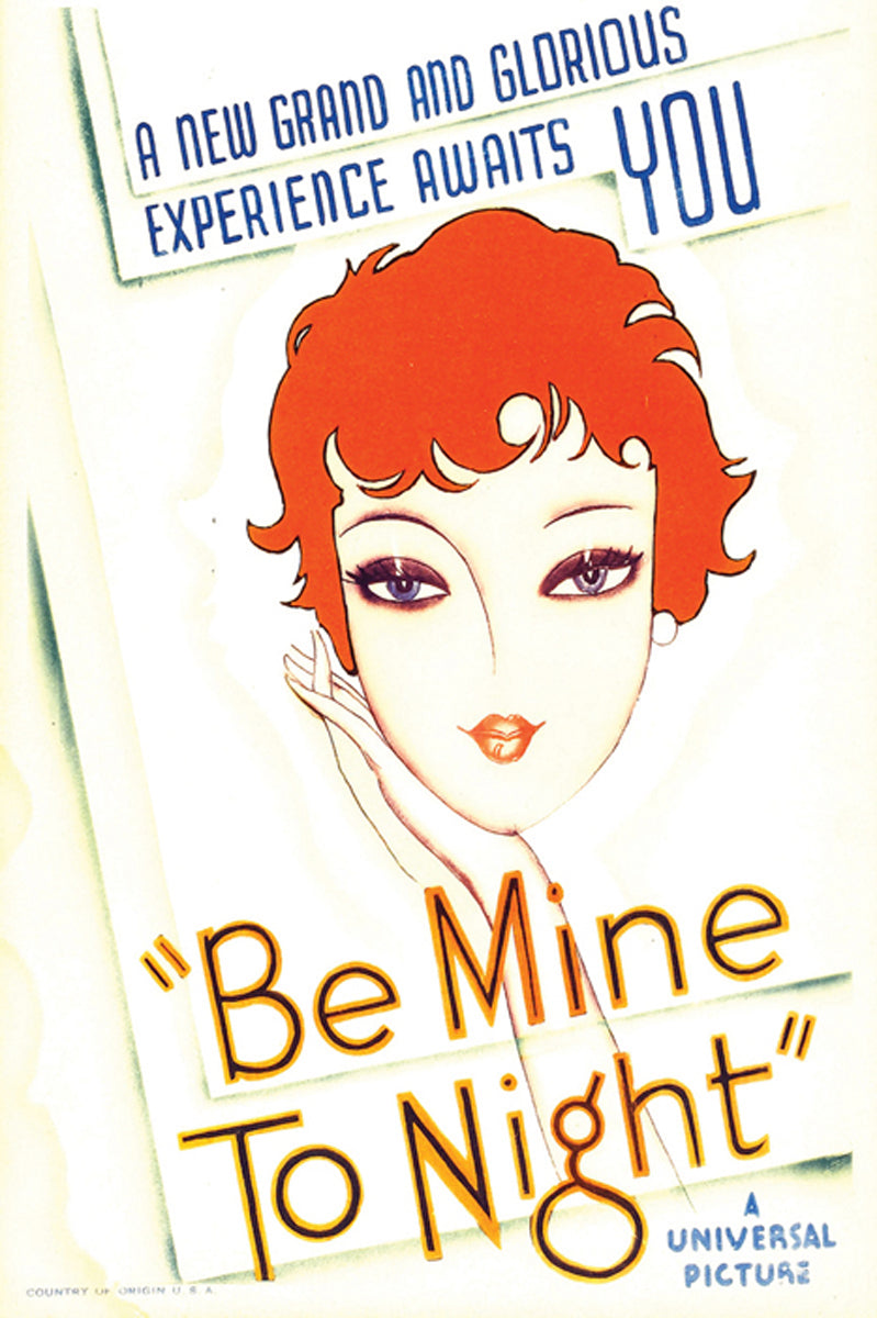 Close-up of Be Mine Tonight art print showcasing fine giclee texture and romantic tones
