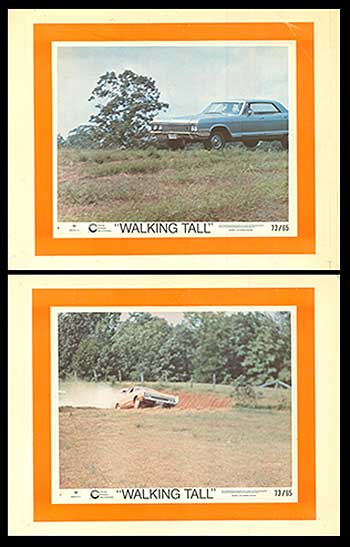 Close-up of 'Walking Tall' art prints hanging in a modern living room