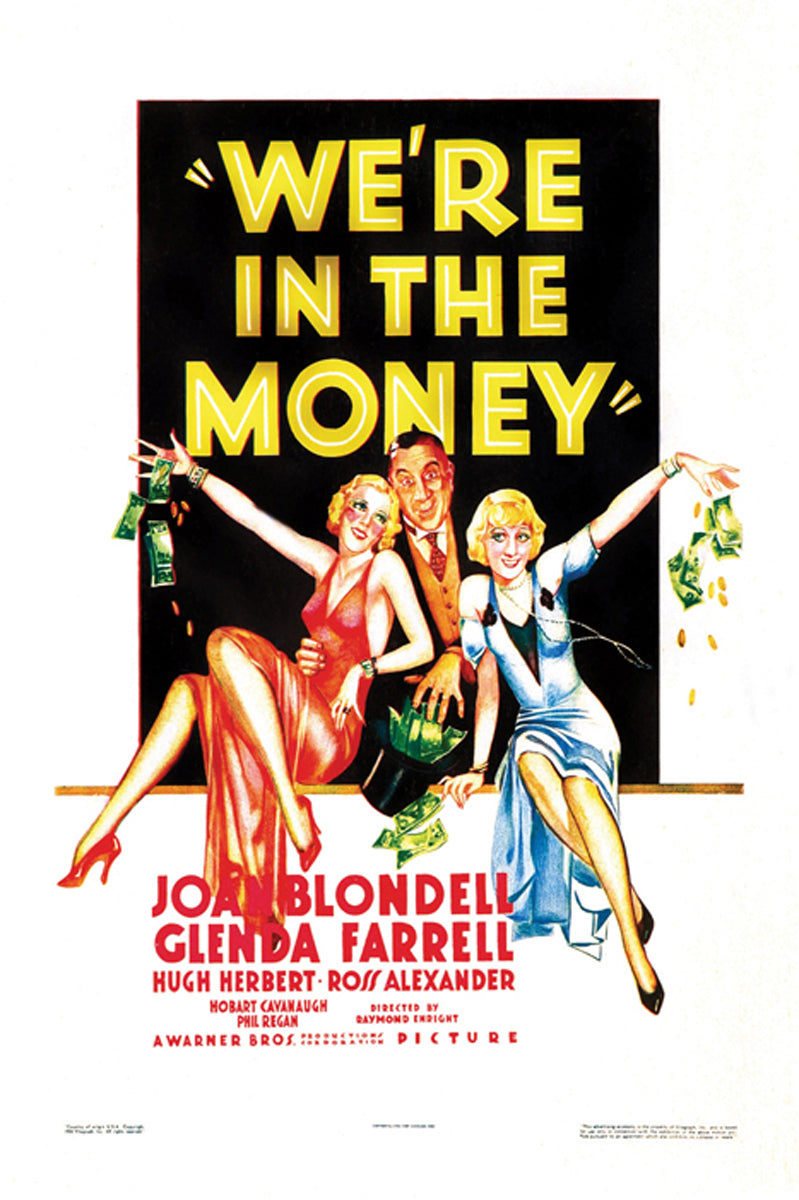 Close-up of 'We're In The Money' giclee print on canvas for vibrant wall decor