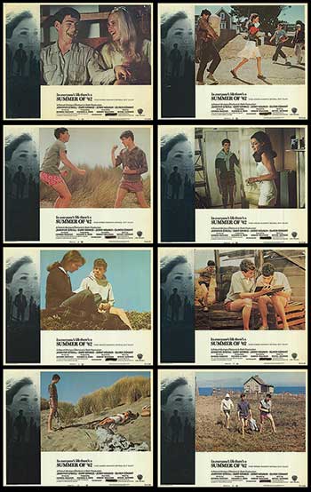 Summer of '42 collectible set showcasing eight unique items highlighting cinematic history.