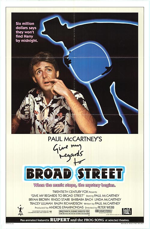 Close-up of Paul McCartney vinyl record on a turntable, showcasing vintage sound quality